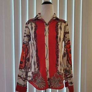 NY&Co print blouse